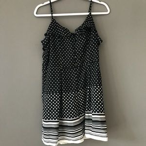 Francesca’s Black and White Dress